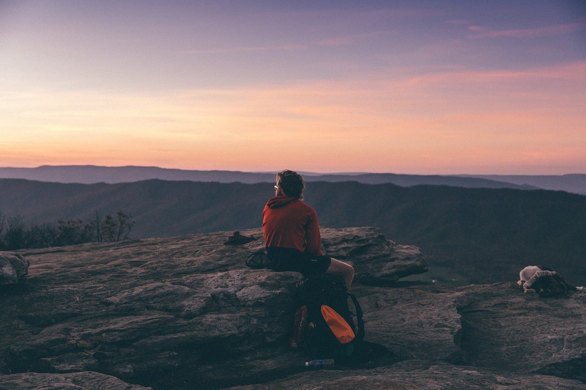 Sunrise from McAfee Knob