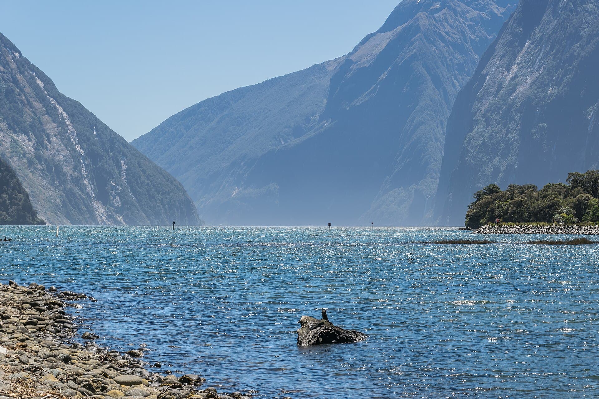 Mitre Peak above Milford Sound, Fiordland