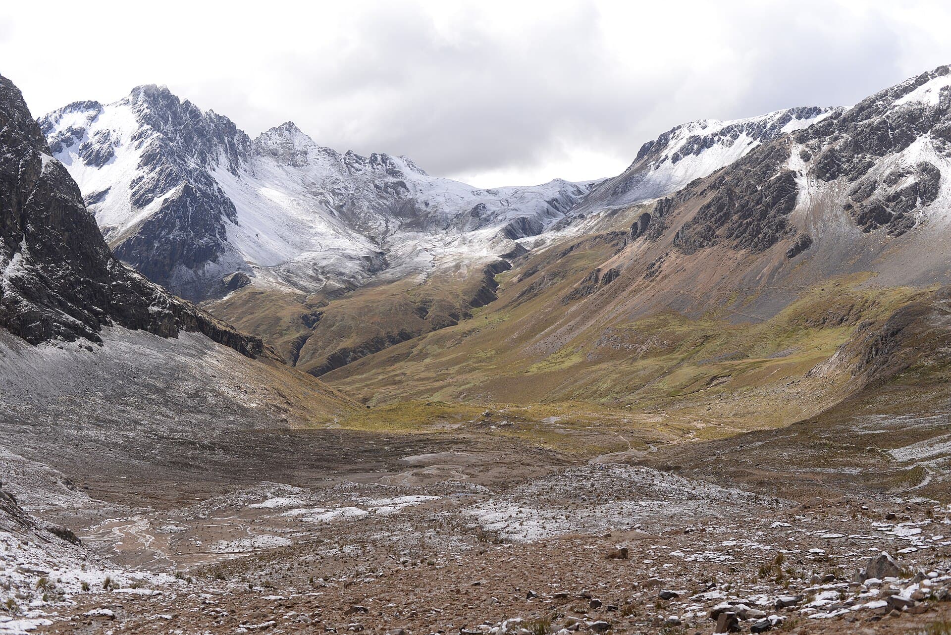 The Pampacahuana valley below Salkantay