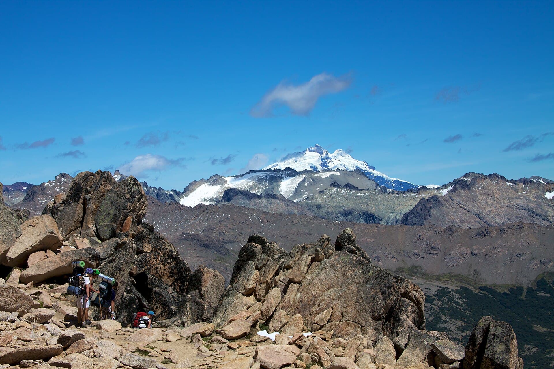 Cerro Tronador seen from the Bariloche trails