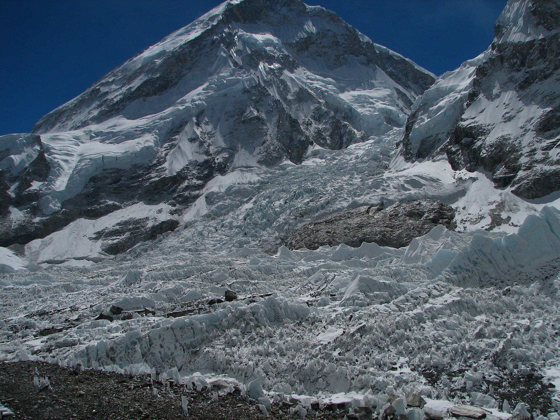 The Khumbu Icefall on the Everest Base Camp trek
