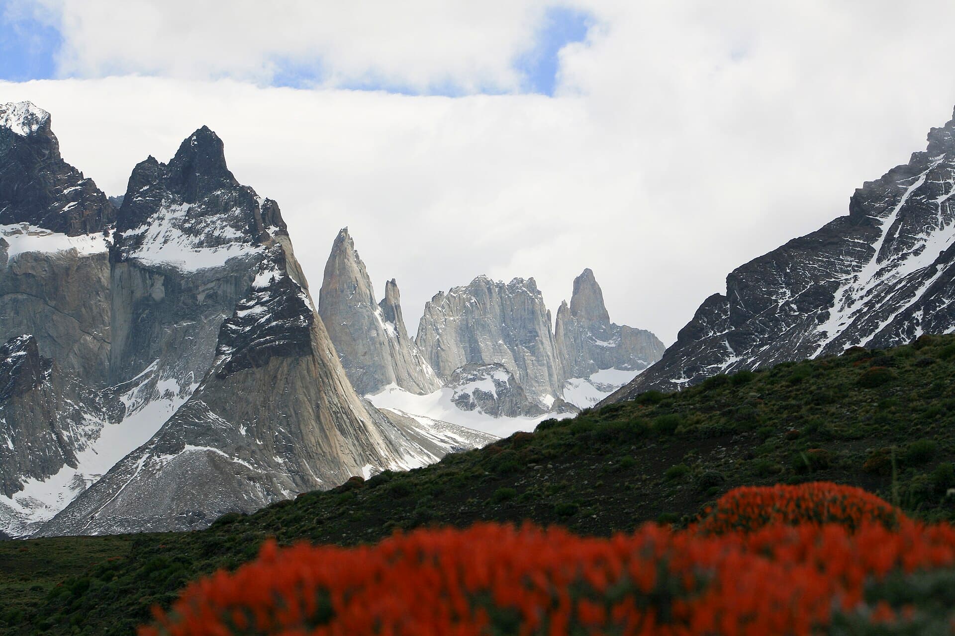 The Cuernos and Torres del Paine together