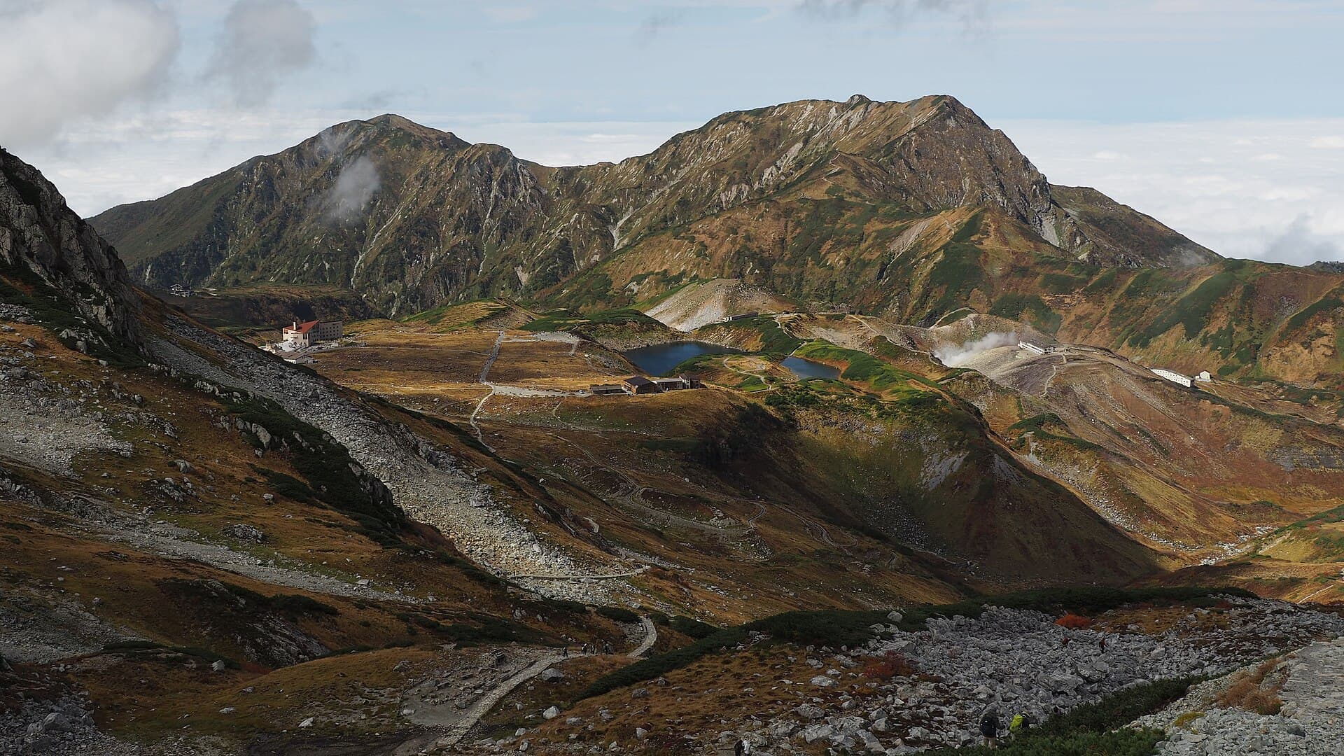The Murodo basin on Tateyama